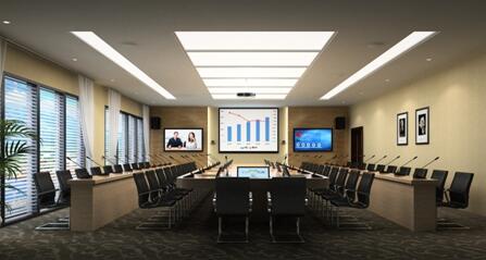 特大型高清會議室效果圖